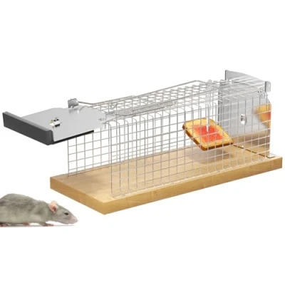 Imagen de Lectorias 1 Pieza trampas para Ratones, Ratas Reutilizable, Trampa Ratones Vivos, Ratas, ratonera, ratoneras atrapar fácil de Usar, Ideal la Captura