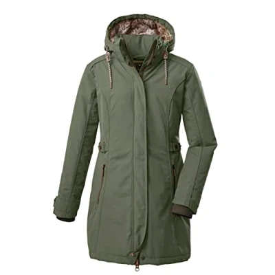 Imagen de G.I.G.A. DX Women&#039;s Parka informal y funcional con capucha cremallera GW 6 WMN PRK, bosque verde, 36, 38333 000
