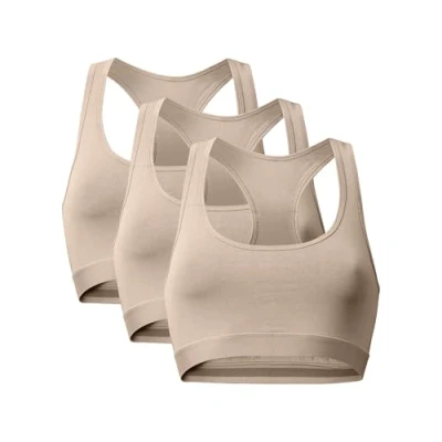 Imagen de DANISH ENDURANCE Sujetador de Algodón Orgánico, Ropa Interior Mujer Suave Beige XL