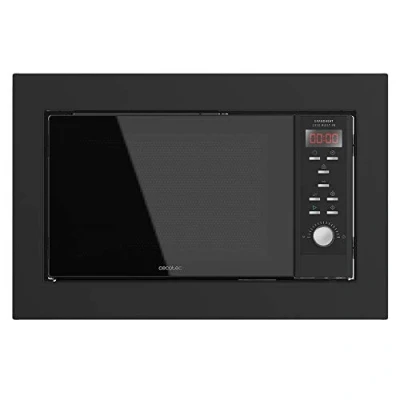 Imagen de Cecotec Microondas Encastrable Digital GrandHeat 2350 Built In Black. 900 W, Integrable, 23 Litros, Grill de 1000 9 Funciones preconfiguradas, Quick Start, Temporizador