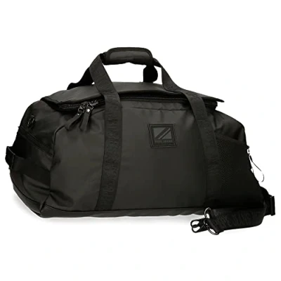Imagen de Pepe Jeans Hoxton Bolsa de Viaje Negro 56x32x25,5 cms Poliéster y PU