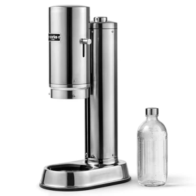 Imagen de Aarke Carbonator Pro, Máquina para hacer Agua con Gas, Botella de Vidrio, Acabado en Acero