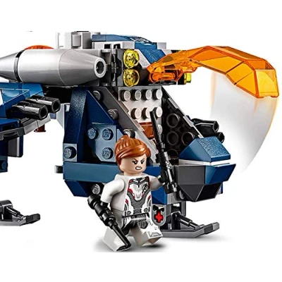 Imagen de LEGO Super Heroes Vengadores Rescate en Helicóptero de Hulk, Set Construcción Endgame, Incluye Minifiguras Juguete La Viuda Negra y Pepper Potts Entre Otros (76144)