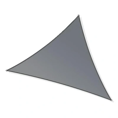 Imagen de Toboli Toldo Triangular 5x5x7m Vela de Sombra protección UV 30+ para jardín, terraza y balcón