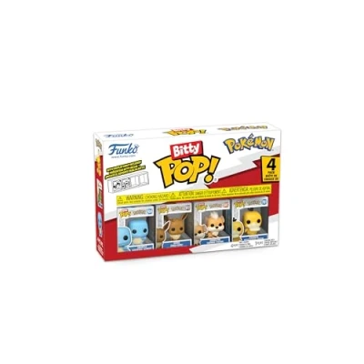 Imagen de Funko Bitty Pop! Pokemon Squirtle 4PKY una Minifigura Misteriosa Sorpresa 0.9 Inch (2.2 Cm) Coleccionable Repisa Apilable Incluida Idea de Regalo Relleno para Bolsa Regalos