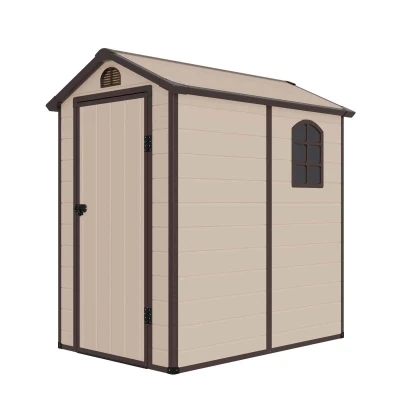 Imagen de Caseta jardín resina 132x190x203 cm (2,47 m²) Marsala beige