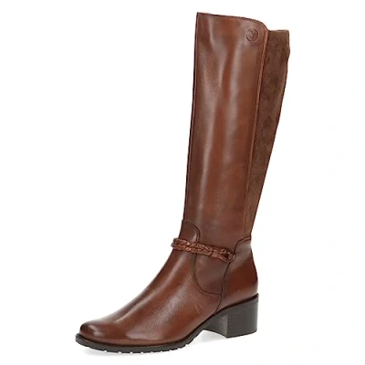 Imagen de CAPRICE 9 25508 41, Botas tacón para Mujer, Marrón (Cognac Comb), 38.5 EU