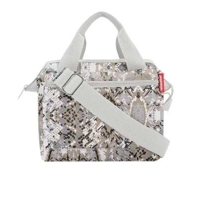 Imagen de reisenthel Allrounder Cross Bolso Cruzado pequeño con Correa de Hombro Desmontable y Ajustable Hecho Material Repelente al Agua, Snake Sand,