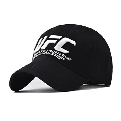 Imagen de Gorra Beisbol Hombre con Bordado U.F.C, de Ligereza y Transpirabilidad Unisex, Deportes Verano al Aire Libre Black1 Piece
