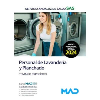 Imagen de Personal de Lavandería y Planchado del Servicio Andaluz Salud. Temario Específico