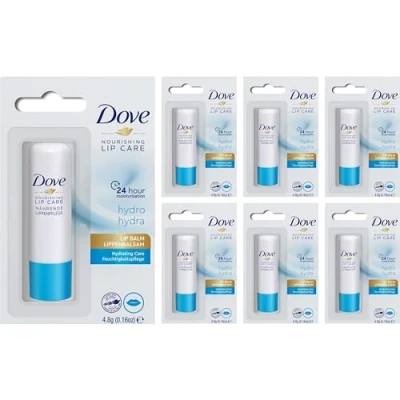 Imagen de Bálsamo Labial Dove Nourishing Lipcare 4,8g Hydrating Care Protector PAQUETE DE 6