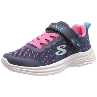 Imagen de Skechers DREAMY DANCER RADIANT ROGUE, Zapatillas para Niñas, Navy &amp; Hot Pink Mesh/Multi Trim, 34 EU