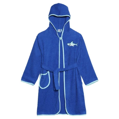 Imagen de Playshoes HAI Albornoz para niños, Talla: 146/152, Blau