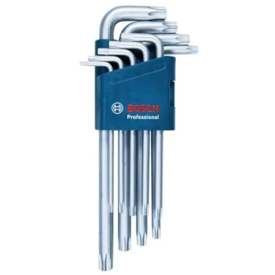 Imagen de Bosch Professional Juego de 9 llaves allen Torx (acodadas)