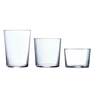 Imagen de Luminarc Gorbea Set 18 Vasos Altos Y Bajos Vidrio 53/36/23cl 6/6/6 Transparente