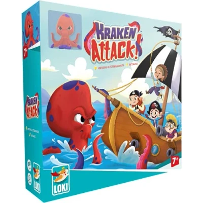Imagen de Iello, Kraken Attack, Board Game, Ages 7+, 1 to 4 Players, 25 mins Minutes Playing Time