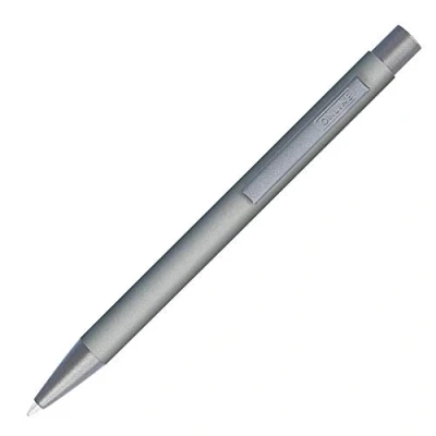 Imagen de Online Soft Metal Bolígrafo con mecanismo retráctil (aluminio, mina intercambiable, tinta negra, tacto suave, clip de metal), color Pure Grey