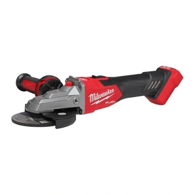 Imagen de Milwaukee 4933478438 FSAGF125XB 0X Amoladora Angular 125 mm de Cabeza Plana con Interruptor Deslizante y Freno M18 Fuel, Neutro