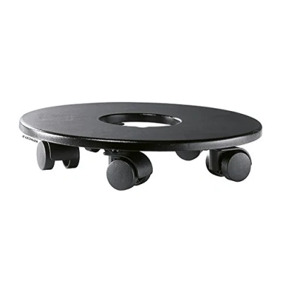 Imagen de Lechuza Base Enrollable Classico 60, Cube, CURSIVO 50 Negra 13503 rodante, plástica, Black, Talla unica