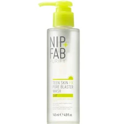Imagen de Nip + Fab Teen Skin Fix Pore Blaster Day Gel Limpiador Facial Con Extracto De Wasabi Y Vitamina E Para El Control La Grasa Refinación Los Poros 145 ml