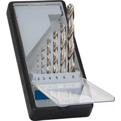 Imagen de Bosch Professional Set de 6 brocas para metal HSS G (Ø 2 8 mm, Robust Line, Accesorios taladro)