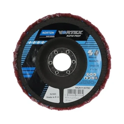 Imagen de Norton Rapid Prep S2303 Discos de lija (fieltro, 125 x 22 mm)