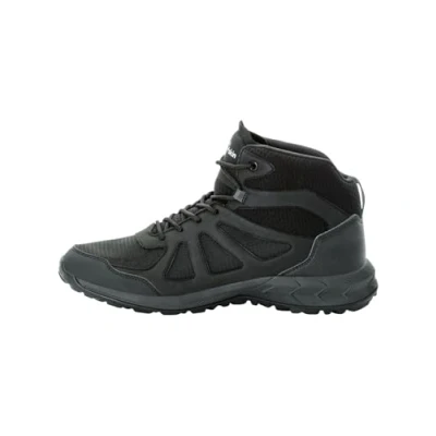 Imagen de Jack Wolfskin Woodland Texapore MID Outdoor Zapatillas de senderismo Black (40512616000), Hombre, Talla: 47, (4051261 6000) Zapatos