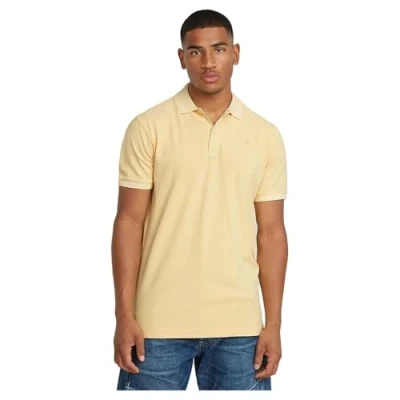 Imagen de G Star para Hombre Polo Dunda Slim, Amarillo (lt Buff Yellow GD D11595 D756 H187), L