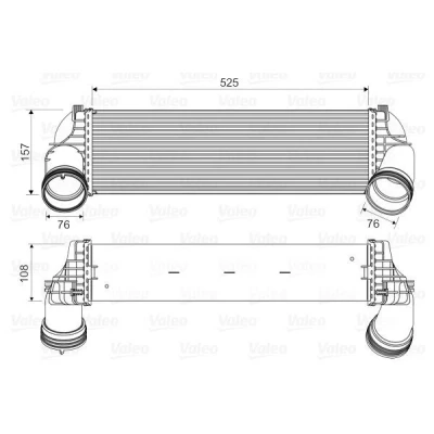 Imagen de VALEO 818562 Intercooler sin válvula EGR BMW: X5, X6