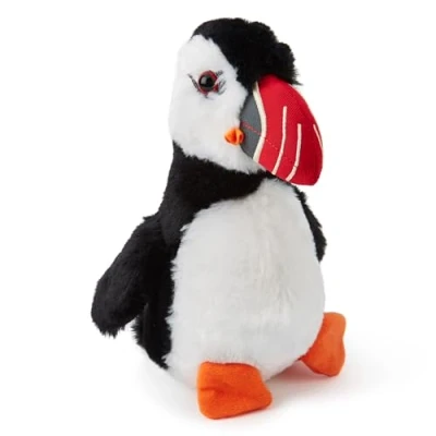 Imagen de Zappi Co Peluche de Frailecillo (22cm) Delicioso, Suave Pájaro, Ecológico para Jugar y Acariciar, Hecho con Material 100% Reciclado