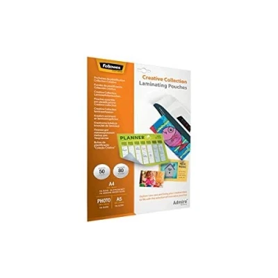 Imagen de Fellowes Admire easymove Funda de plastificar Creative Collection Laminating Pouch (Pack of 50)