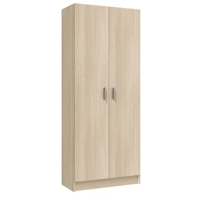 Imagen de Habitdesign Armario Multiusos, Escobero, 2 Puertas, Acabado en Color Roble, Medidas: 73 cm (Ancho) x180 (Alto) x 37 (Fondo)