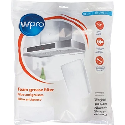 Imagen de Wpro Filtro de campana extractora 97 x 47cm 100g/m² 484000008527
