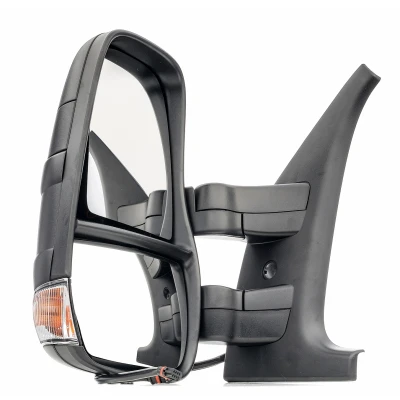 Imagen de espejo retrovisor Alkar 9225249 izquierda eléctrico calefactable, con sensor de temperatura, gran angular, brazo corto espejo, convexo p
