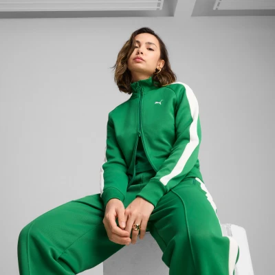 Imagen de Puma Always ON Short Track Jacket Sudadera con cremallera, Mujer, Talla: Large, Archive green