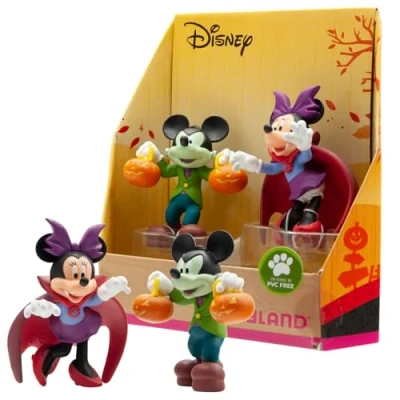 Imagen de Bullyland 15082 Friends Mouse Figuras de Juego Walt Disney Mickey y Minnie en Disfraz Halloween, Color carbón (15082)