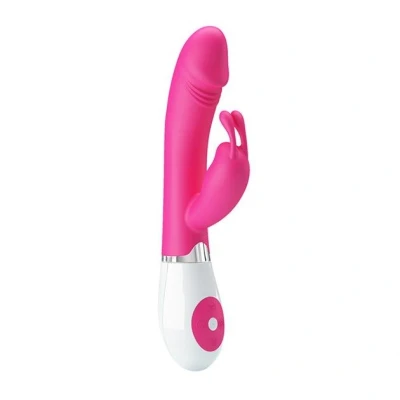 Imagen de Vibrador resistente al agua Multifunción gene color rosa y de silicona PrettyLove