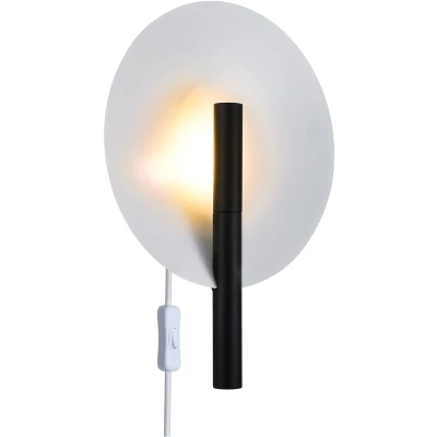 Imagen de DFTP by Nordlux Aplique Furiko con interruptor, negro/blanco