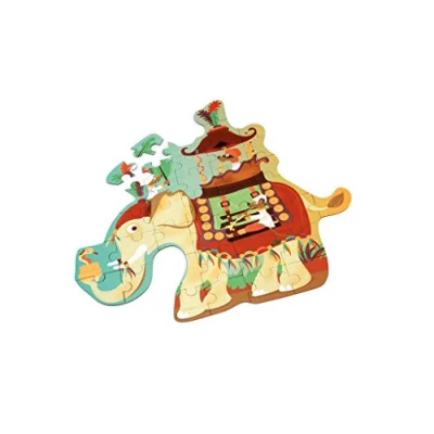 Imagen de Contour Puzzle/Elephant Scratch Puzzle