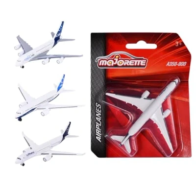 Imagen de Majorette Airport Avión de Juguete en Miniatura, para Niños a Partir 3 Años, Modelo y Color Aleatorio 1 Unidad 11 cm