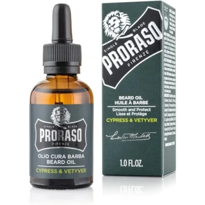 Imagen de Proraso Cypress &amp; Vetyver Aceite de barba