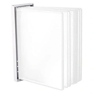 Imagen de LEVIATAN Sistema de paneles pared con 10 pantalla A4 Soporte para Expositor blanco