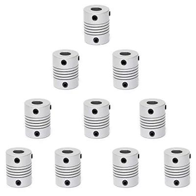 Imagen de TUZUK 10PCS Acoplamientos flexibles de 5 mm a 8 Acoplador eje NEMA 17 para Creality CR 10 10S S4 S5 Makerbot RepRap Prusa i3 impresora 3D o máquina CNC