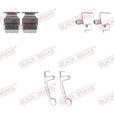 Imagen de Kit d&#039;accessoires, plaquette de frein à disque QUICK BRAKE 109 1604
