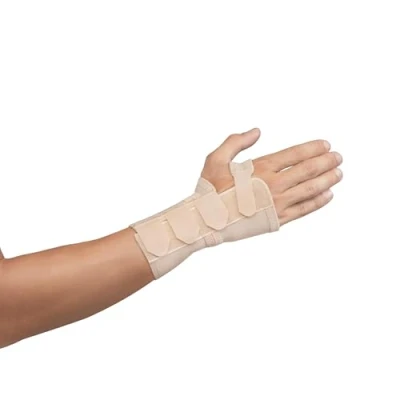 Imagen de Muñeq. elastica abierta corta con ferula. Mano izquierda Mf i50 talla 4