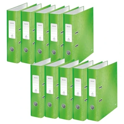 Imagen de Archivador A4 carton verde 80 mm Leitz 180 WOW