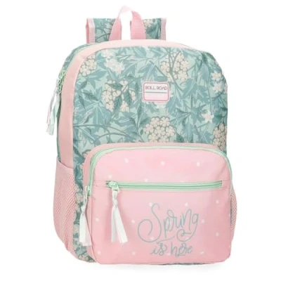 Imagen de ROLL ROAD Spring is here Mochila Escolar Rosa 30x38x12 cms Poliéster 13,68L