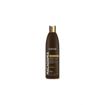 Imagen de Kativa Macadamia Acondicionador Nutritivo 550 ml Hidratación, Suavidad y brillo Cabello Seco Deshidratado Pelo Omega 3 6 Vitamina D
