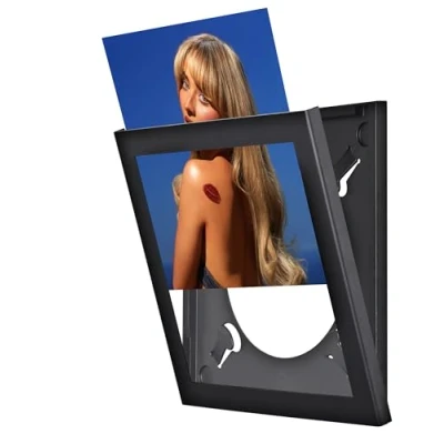 Imagen de Tipo de vinilo Show y listas Flip Frame, 1 pieza, Negro, 16459