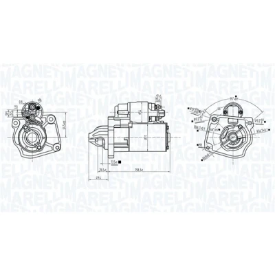 Imagen de Motor de arranque MAGNETI MARELLI 063726281010